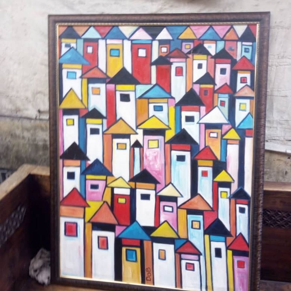 Oil painting 3ft by 3ft (no frame)